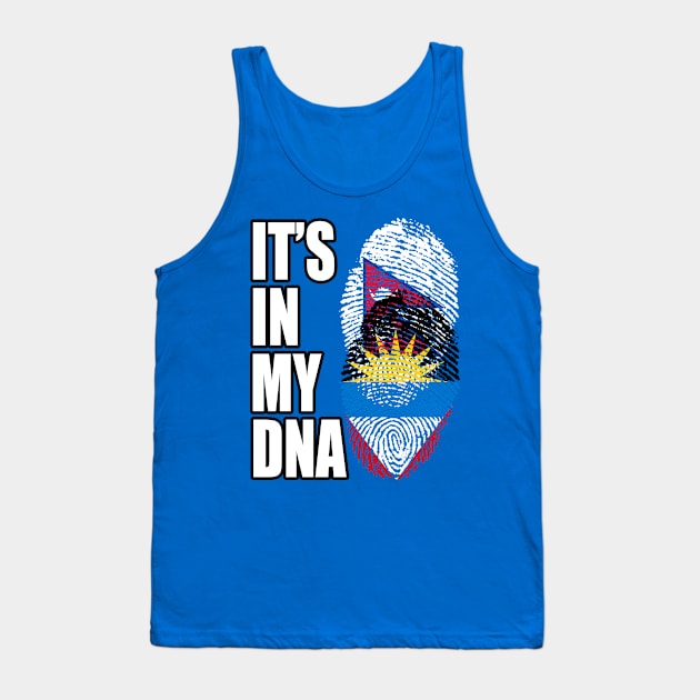 Antiguan And Nepalese Mix DNA Flag Heritage Tank Top by Just Rep It!!